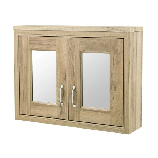 Old London   800 Mirror Cabinet   Natural Walnut