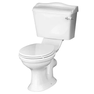Old London Chancery Traditional Close Coupled Toilet with Ceramic Lever Flush