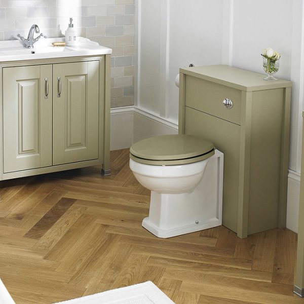 Carlton Traditional Back To Wall Pan (Excluding Seat) - Image 3