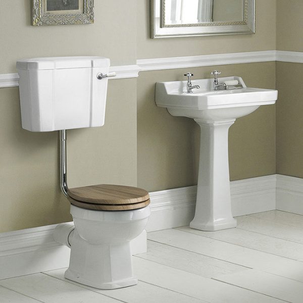 Old London Richmond Low Level Traditional Toilet + Soft Close Seat - Image 4