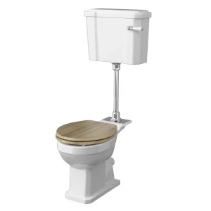 Old London Richmond Mid Level Traditional Toilet + Soft Close Seat