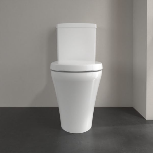 Villeroy & Boch O.Novo Comfort Height BTW Close Coupled Toilet with Soft Close Seat - Image 3