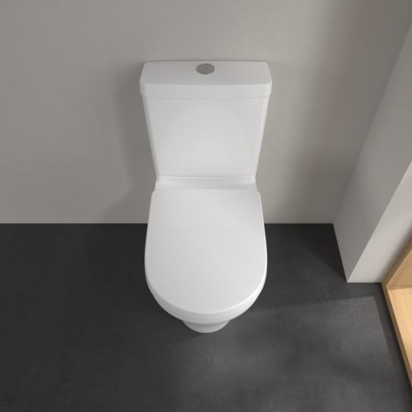 Villeroy & Boch O.Novo Comfort Height BTW Close Coupled Toilet with Soft Close Seat - Image 4