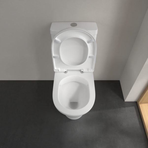 Villeroy & Boch O.Novo Comfort Height BTW Close Coupled Toilet with Soft Close Seat - Image 6