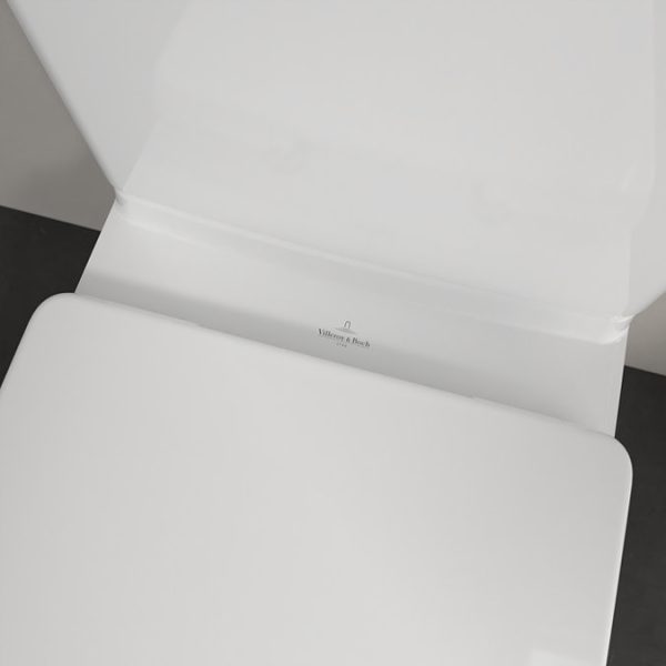 Villeroy & Boch O.Novo Comfort Height BTW Close Coupled Toilet with Soft Close Seat - Image 7