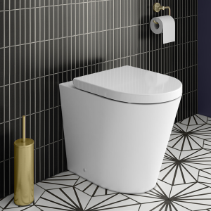 Arezzo Back to Wall Toilet + Soft Close Seat