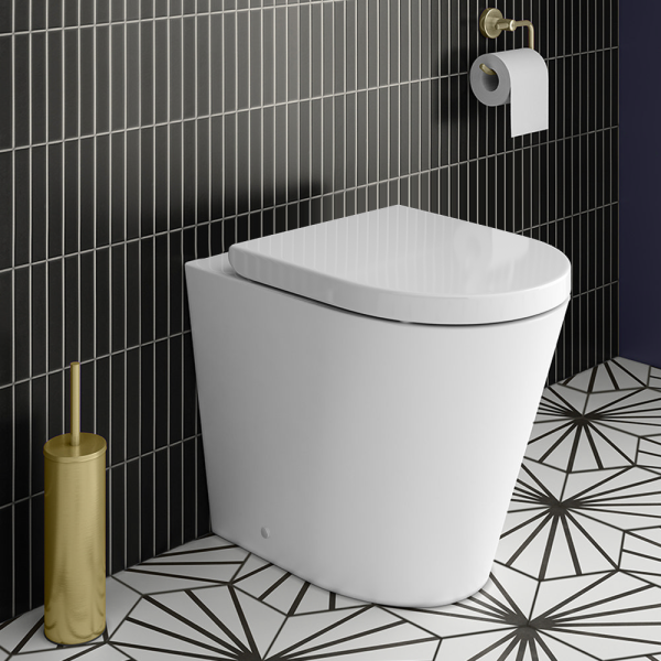 Arezzo Back to Wall Toilet + Soft Close Seat