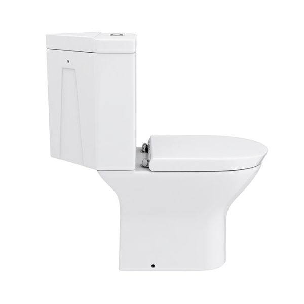 Orion Modern Corner Toilet + Soft Close Seat - Image 4