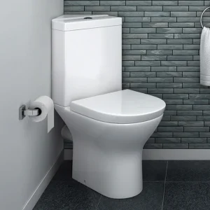 Orion Modern Corner Toilet + Soft Close Seat