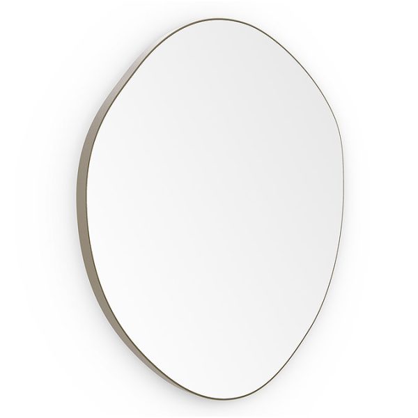 Arezzo 600 x 580mm Organic Mirror   Brushed Bronze - Image 6