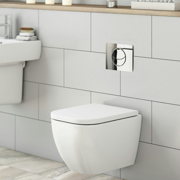 Mode Ellis Short Projection Wall Hung Toilet with Soft Close Seat