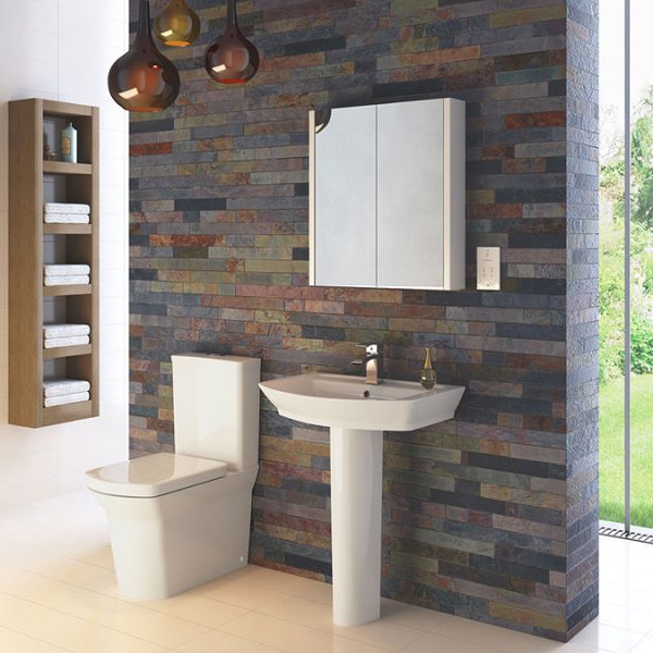 Nuie Clara BTW Close Coupled Toilet with Soft Close Seat - Image 2