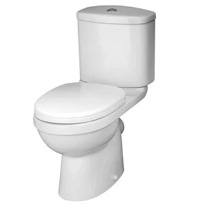 Nuie Ivo Ceramic Close Coupled Toilet with Soft Close Seat