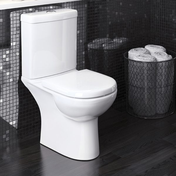 Nuie Lawton Compact Toilet with Soft Close Seat - Image 2
