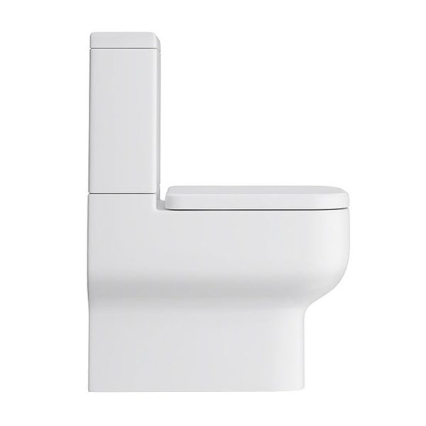 Pro 600 Modern Fully Back To Wall BTW Toilet + Soft Close Seat - Image 4
