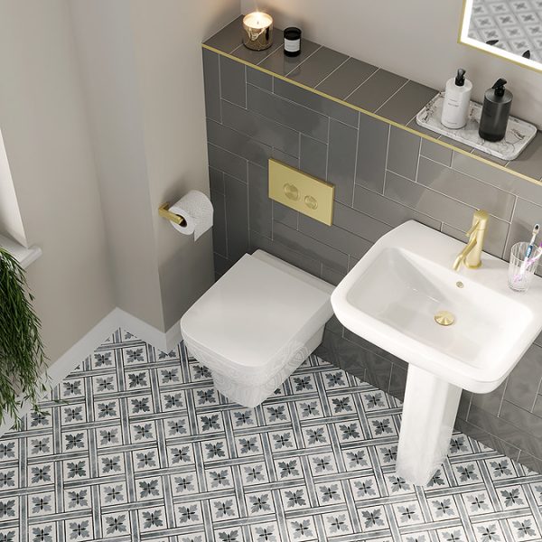 Potenza Wall Hung Rimless Pan with Soft Close Seat - Image 7