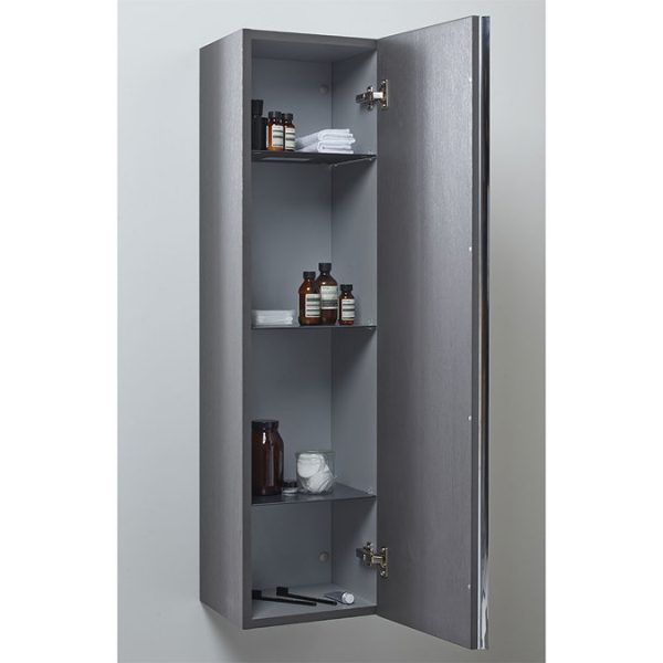 Roper Rhodes 320mm Mirrored Storage Unit   Gloss White - Image 3