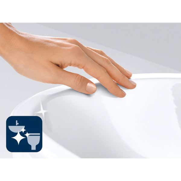 Grohe Essence Rimless Close Coupled Toilet with Soft Close Seat (Bottom Inlet) - Image 5