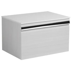 Roper Rhodes Pursuit Wall Hung Countertop Vanity Unit   Alpine Elm   600mm Solid Worktop