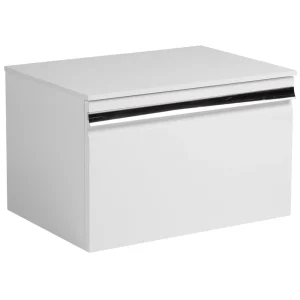 Roper Rhodes Pursuit Wall Hung Countertop Vanity Unit   Gloss White   600mm Solid Worktop