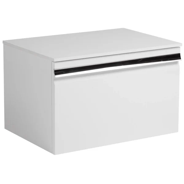 Roper Rhodes Pursuit Wall Hung Countertop Vanity Unit   Gloss White   600mm Solid Worktop