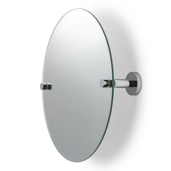 Croydex Epsom Flexi Fix Round Tilt Mirror   Chrome - Image 4
