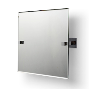 Croydex Chester Flexi Fix Square Tilt Mirror   Chrome