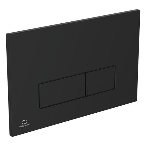Ideal Standard Strada II AquaBlade Toilet + Concealed WC Cistern with Wall Hung Frame (Black Flush Plate) - Image 5