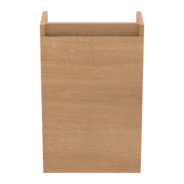 Ideal Standard Eurovit+ 35cm Guest Wall Hung Vanity Unit with i.life Basin   Natural Oak - Image 5