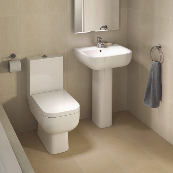 RAK Series 600 Close Coupled Modern Toilet with Soft Close Seat - Image 2