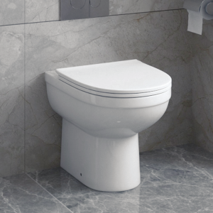 Ringo Rimless Round Back To Wall Pan with Slim Soft Close Seat