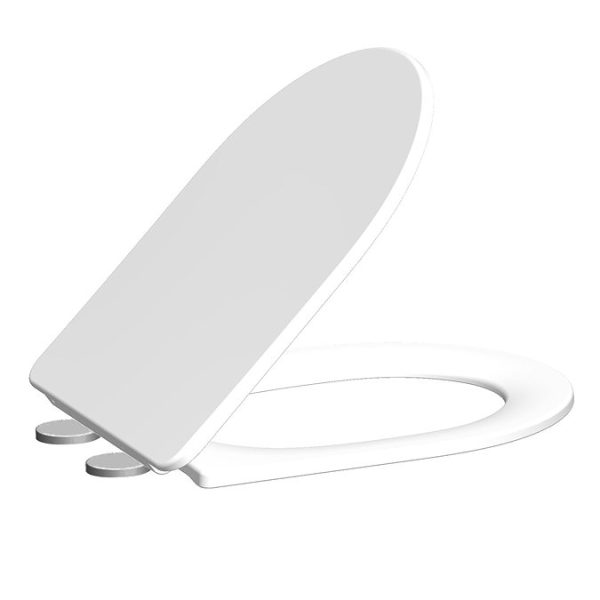 Ringo Rimless Round Back To Wall Pan with Slim Soft Close Seat - Image 3