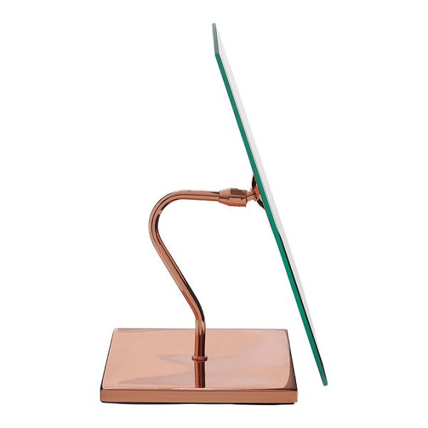 Rose Gold Free Standing Table Mirror - Image 3