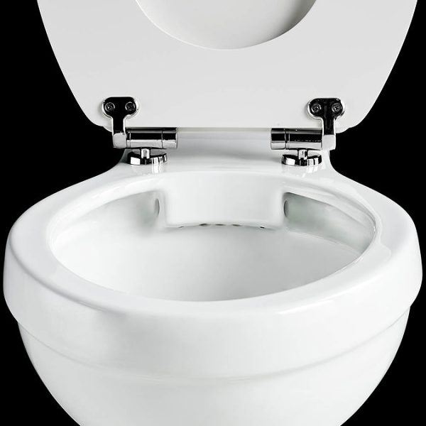 Burlington Rimless Medium Level WC with 520mm Lever Cistern - Image 4