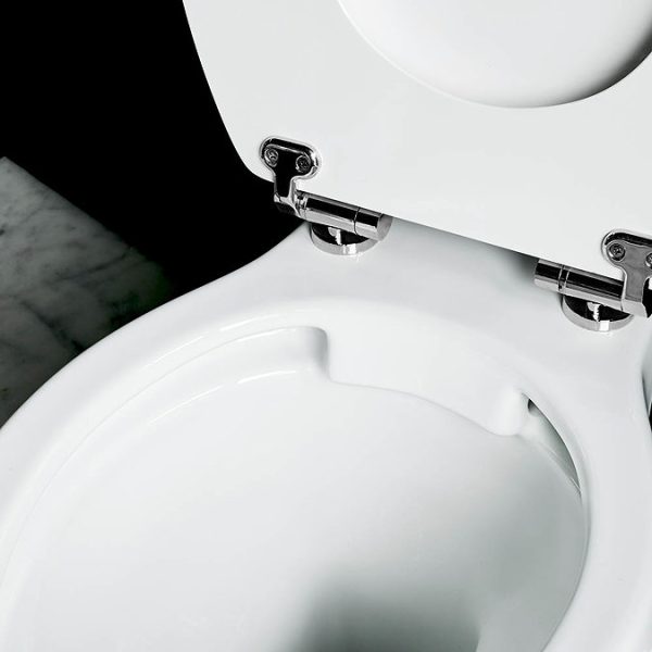 Burlington Rimless Medium Level WC with 520mm Lever Cistern - Image 2