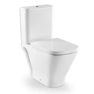 Roca The Gap Close Coupled Rimless Toilet with Soft Close Seat
