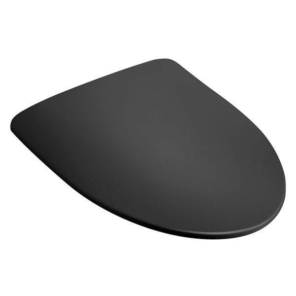 Roxbury Round Matt Black Wall Hung Toilet incl. Soft Close Seat - Image 2