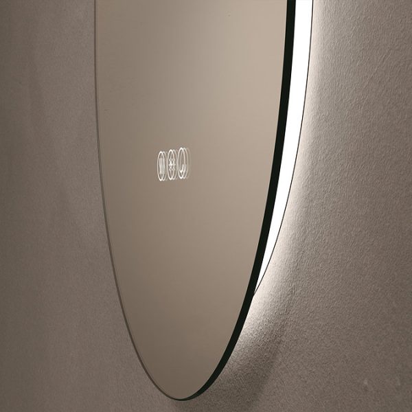 Roxbury Capsule 450 x 900mm Backlit LED Mirror with Demister Pad - Image 4