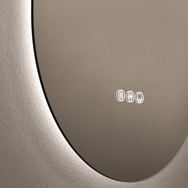 Roxbury Capsule 450 x 900mm Backlit LED Mirror with Demister Pad - Image 7