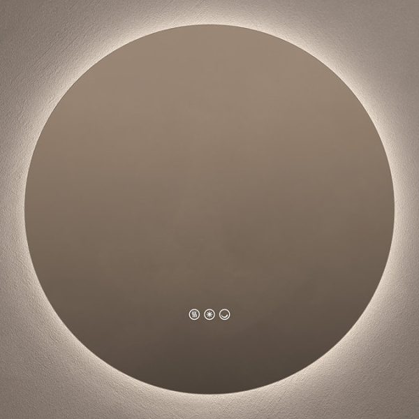 Roxbury Round 800mm Backlit LED Mirror with Demister Pad - Image 5