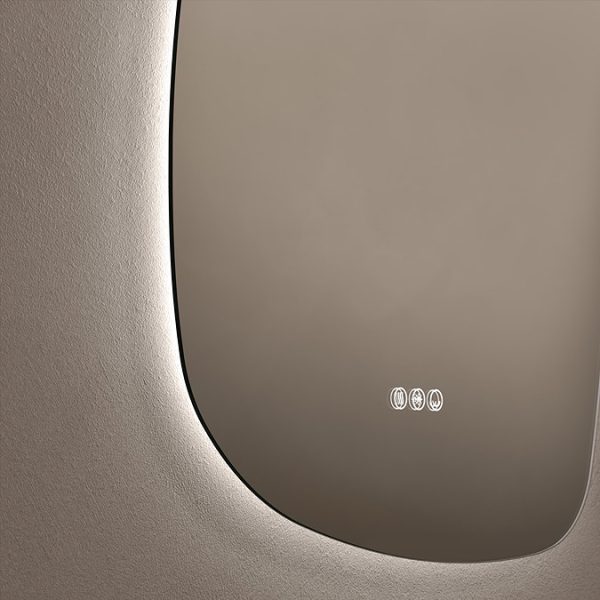 Roxbury Organic 600 x 800mm Backlit LED Mirror with Demister Pad - Image 8