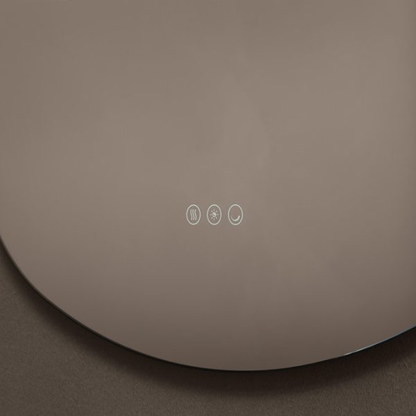Roxbury Curve Oblong 700 x 780mm Backlit LED Mirror with Demister Pad - Image 9