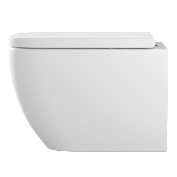 Mode Ellis Short Projection Wall Hung Toilet with Soft Close Seat - Image 5