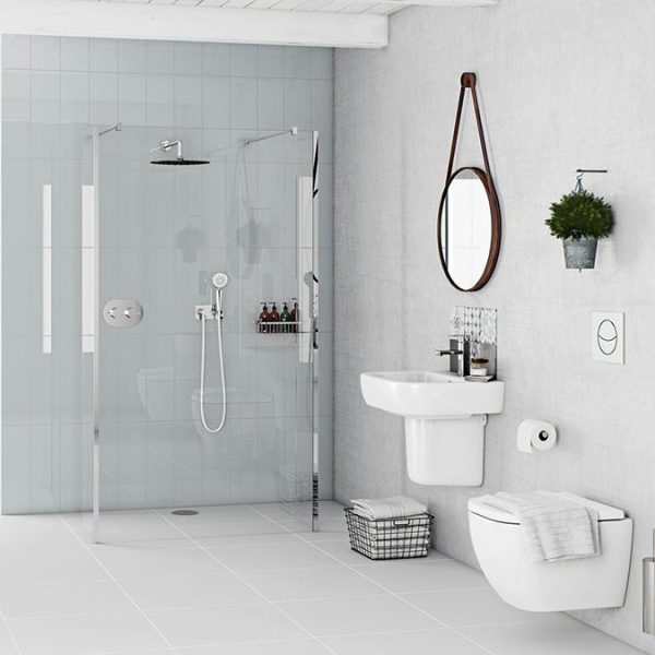 Mode Ellis Short Projection Wall Hung Toilet with Soft Close Seat - Image 2