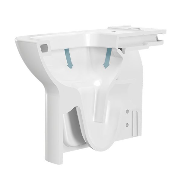 VitrA S20 Model Close Coupled Toilet (Closed Backed) - Image 4