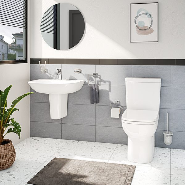 VitrA S20 Model Close Coupled Toilet (Closed Backed) - Image 5