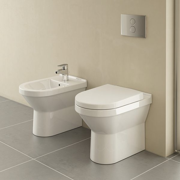 VitrA S50 Back to Wall Toilet Pan + Soft Close Seat - Image 3
