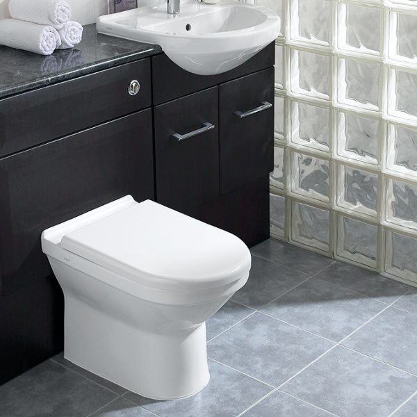 VitrA S50 Back to Wall Toilet Pan + Soft Close Seat - Image 4