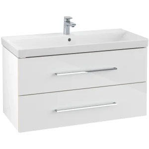Villeroy and Boch Avento Wall Hung Vanity Unit 1000mm   Crystal White