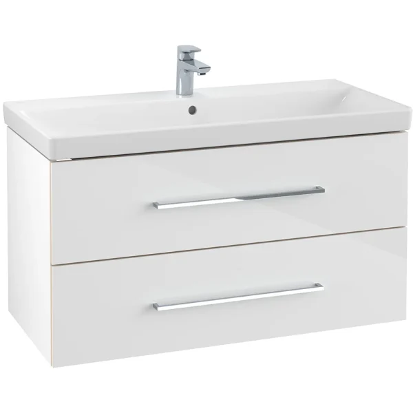 Villeroy and Boch Avento Wall Hung Vanity Unit 1000mm   Crystal White